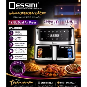 سرخ کن دسینی 12.8 لیتر مدل 800