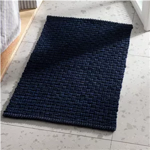 پادری مادام کوکو مدل Najac Bath Mat Lacivert سایز 80x50 سانتی متر مناسب برای فضای داخلی