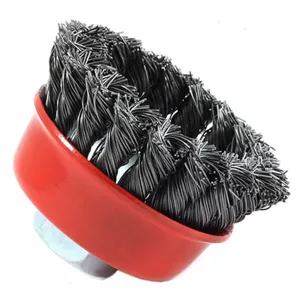 فرچه سیمی کاسه ای مدل بافته 125 mmm