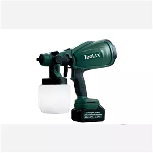 پیستوله شارژی 40 ولت براشلس تولیکس مدل TX-2240BR حجم مخزن 800 لیتر 6 ماه گارانتی شرکت 2 عدد باتری 
