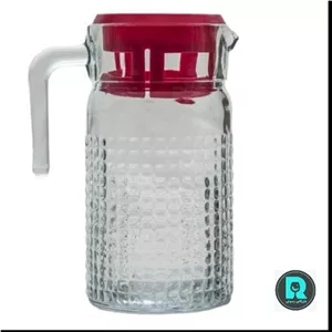 پارچ ونیز کادویی درب دار سفید کاوه(6) بسته 6 تایی ارسال نیمه رایگان