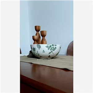 کاسه میوه خوری سرامیکی اسپیرینگ سبز(پس کرایه)