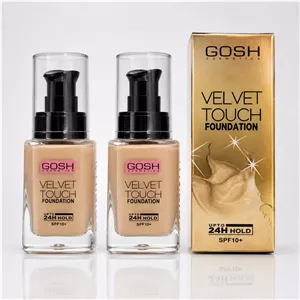 خرید کرم پودر 24 ساعته گاش (GOSH) مدل Velvet Touch حجم 34 میل