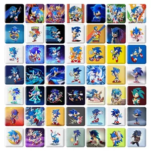 پیکسل خندالو طرح سونیک (Sonic) کد 174 مدل مربعی مجموعه 49 عددی