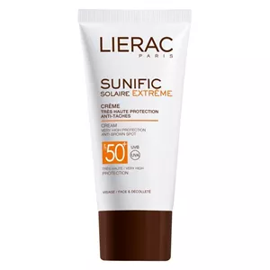 کرم ضد آفتاب لیراک سری Sunific مدل Solaire Extreme حجم 50 میلی لیتر