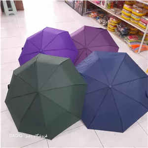  چتر تاشو تمام اتوماتیک مردانه زنانه بزرگ - ضد آب و ضد باد خارجی