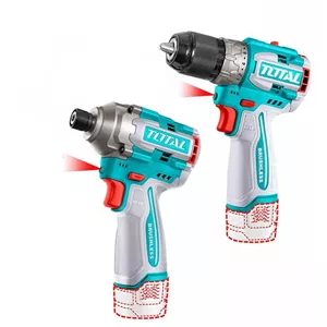 پک دو قلو دریل شارژی و ایمپکت شارژی توتال مدل TOSLI2468