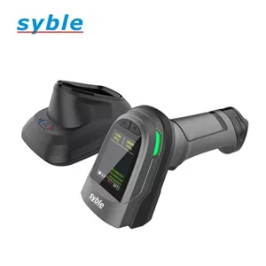 بارکد اسکنر بیسیم دوبعدی با صفحه نمایش و پایهSYBLE XB-D68T (کد:4)