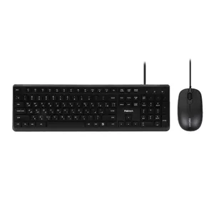 کیبورد و ماوس باسیم Hatron مدل HKC215 - مشکی
