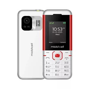 گوشی موبایل Middcell مدل M5310 - سفید قرمز