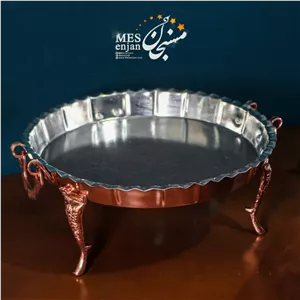 دیس گرد پایه بلند مسی