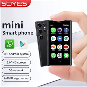 گوشی مینی کوچک  اندرویدs25 pro mini برند سویس soyes galaxy S25 pro mini16 2 GB