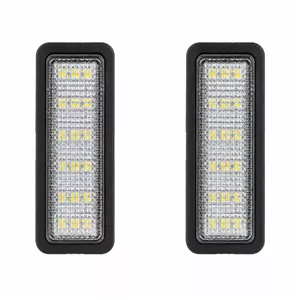 چراغ سقف کابین خودرو مدل لیمویی کد 01 مناسب برای پژو پارس و 405 بسته 2 عددی
