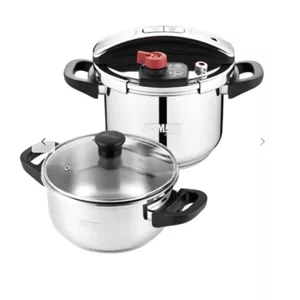 زودپز دوقلو بیسمارک آلمان کد BM220 با گنجایش 7 و 4 لیتر