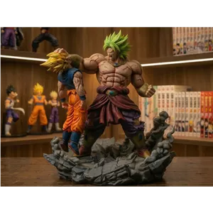 دیورامای حماسی برولی در برابر گوکو Broly Dominates Goku Dragon Ball