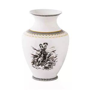 گلدان بزرگ 23 چینی زرین سری رعنا طرح ویلیج درجه 3 (پس کرایه)