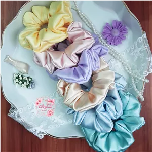 اسکرانچی مو ساتن ابریشم ساده