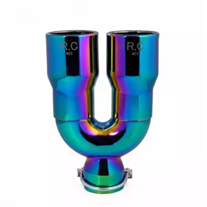 سر اگزوز دولول خودرو مدل JS کد 401 طرح RC تمام هفت رنگ وزارت اسپرتKP