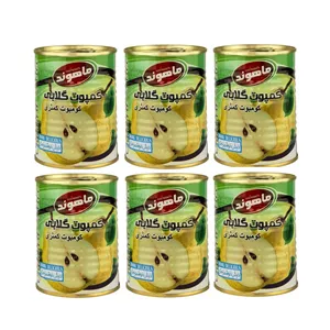 کمپوت گلابی ماهوند - 350 گرم مجموعه 6 عددی