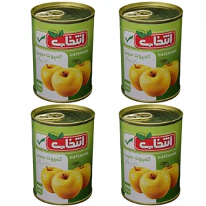 کمپوت سیب انتخاب - 380 گرم بسته 4 عددی