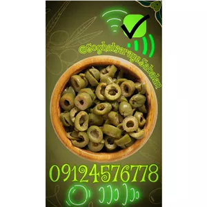 زیتون اسلایس ممتاز رودبار 700 یک کیلوگرم خالص (پس کرایه)