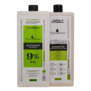 اکتیویتور دو قلو ( کرم اکسیدان ) بدون آمونیاک 9 درصد ماکادمیا Macadamia حجم 1000 میل