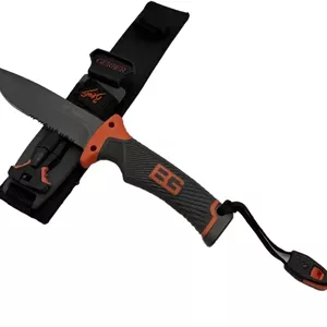 چاقوی بقا برند GERBER مدل Bear Grylls غلاف دار اتش زنه