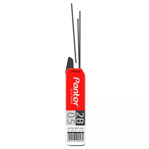 نوک مداد نوکی کیفیت ممتاز (مغز اتود) 0.5 درجه نرمی 2B مشکی برند پنتر کد PL106