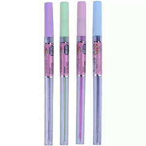نوک مداد نوکی (مغز اتود) 0.5 درجه نرمی 2B مشکی بلند برند Hongqishi کد GM-303