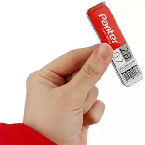 نوک مداد نوکی کیفیت ممتاز (مغز اتود) 0.7 درجه نرمی 2B مشکی برند پنتر کد PL107