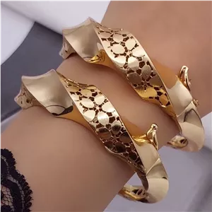 النگو فیوژن طلا روس اصل با ضمانت رنگ ثابت با قفل مدل طلا و کپی برابر اصل طلا