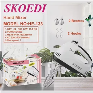 همزن 7 سرعته اسکوئدی DH-133 دستیار حرفه ای آشپزخانه شما