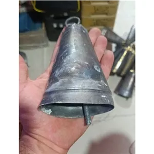 زنگوله گوسفندی مدل قیفی فلزی جوش برنجی 12 سانتی متر