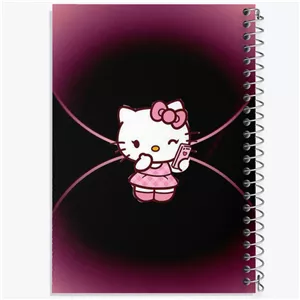 دفتر مشق 50 برگ خندالو طرح هلو کیتی Hello Kitty کد N6800 - با بهترین کیفیت