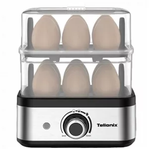 تخم مرغ پز 12 عددی دو طبقه تلیونیکس Telionix