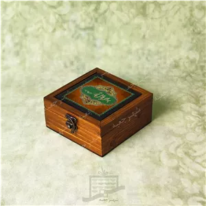 جعبه زعفران چوبی ( طرح M45 2 12 ) – لوکس و کادویی ( خالی – مناسب صادرات )