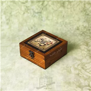 جعبه زعفران چوبی ( طرح M40 2 12 ) – لوکس و کادویی ( خالی – مناسب صادرات )
