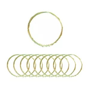 سیم گلسازی طلایی (بسته 10 عددی)(سیم مفتول)
