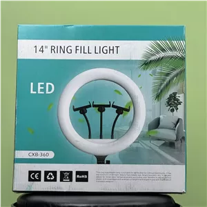 رینگ لایت مدل CXB-360 14 Inch Ring Fill Light کد1048
