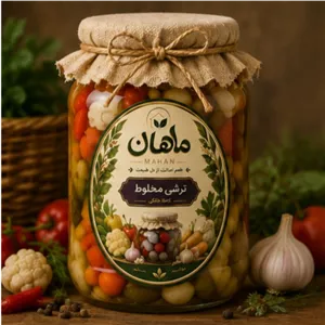 ترشی مخلوط خانگی (ارگانیک)