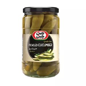 خیارشور درشت نمکی درجه یک چین چین - 670 گرم