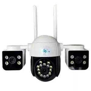 دوربین سیمکارت خور چرخشی سه لنزه S302 4G Smart Camera