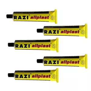 چسب همه کاره رازی مدل allplast 2022 حجم 100 میلی لیتر بسته 5 عددی