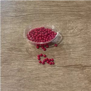 مروارید تزیینی خوراکی رنگ سرخابی،وزن ترافل همراه با وزن بسته30گرمی میباشد (قیمت یک بسته کوچک)