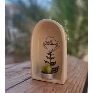 جاشمعی سرامیکی گل