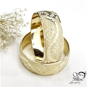 تک پوش (النگو) 25 میل طلاروس طرح طلا کد 21705