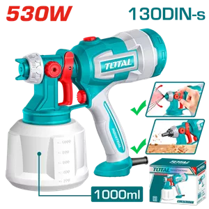 پیستوله برقی توتال530 وات با مخزن 1000 میلیلیتری TT4506