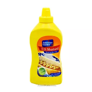 سس خردل آمریکن گاردن با طعم ساده وزن 227 گرم - American Garden