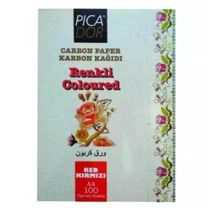 کاربن قرمز سایز A4 بسته 10 برگی