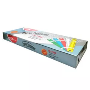 فنر پوشه پلاستیکی رنگی (گیره پوشه) بسته 50 عددی 